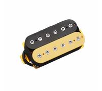 Electric Guitar Pickup Set, Dual-Coil Black & Yellow Pickups, High Output With Mounting Accessories
