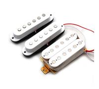 electric guitar pickup set Electric Guitar Pickup Wiring Harness Prewired 5-way Converter 2T1V Control SSH Pickup For ST Electric Guitar Black-White (Color : 2)