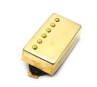 Electric Guitar Pickup Set Six-string LP Electric Guitar Double-coil Pickup Semi-enclosed Copper Shell Pickup Single Row 69.5 * 39MM Bridge(A,Bridge)
