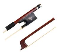 Electric Guitar Pickup Violin Bow 4/4Size Brazilwood Octagonal Stick Seep Leather Wrap Ebony Frog Bow Well Balance