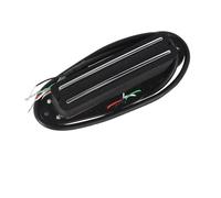 Electric Guitar Pickups 1PCS Ceramic Hot Dual Rails Pickup Pickup ST Electric Guitar Mini Humbucker Pickup Black 4 Wires(12-13K)