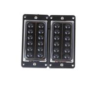 Electric Guitar Pickups 2 Pcs Plastic Frame Black Round Screw Electric Guitar Humbucker Pickup With L Wrench