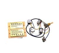 Electric Guitar Pickups 4C Humbucker Pickups With Wiring Harness for Epiphone/Gibson guitar Pickup-Set For Electric Guitars(Golden Yellow ring)