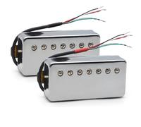 Electric Guitar Pickups 7-String Guitar Brass Cover Humbucker Slotted Screw 8.5K/14K Coil Splitting Pickup For LP Electric Guitar(B+N B)