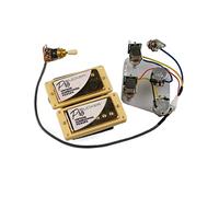 Electric Guitar Pickups Alnico 5 Humbucker Pickups ProBucker Push/Pull Wiring Harness Pickup-Set For Electric Guitars(Golden YE Frame)