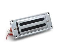 Electric Guitar Pickups Applicable To Mini LP Electric Guitar Double Coil 68X29MM Small Double Double Block Pickup Metal Frame Chrome(Neck)