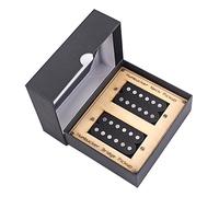Electric Guitar Pickups Double Coil 6 Strings Ceramic Magnet Pickup Guitar Parts Replacement Neck And Bridge Set Of 2Pcs Alnico Pickup Magnets Double Coil Pickups Set 6 String Pickup Guitar Bridge