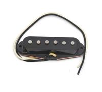 Electric Guitar Pickups For ST Guitar Bridge Pickup Imitate TL Bridge Pickup Sound With Stagger Pole Black Base Alnico V Magnet(Black)