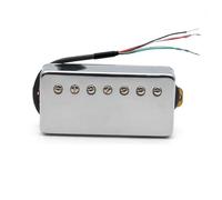 Electric Guitar Pickups Guitar Brass Cover Humbucker Slotted Screw 8.5K/14K Coil Splitting Pickup For LP 7-String Electric Guitar Chrome(B2)