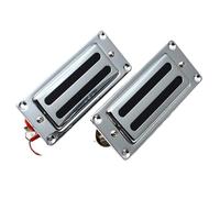 electric guitar pickups Mini LP Electric Guitar Double Coil 68X29MM Small Double Pickup Double Block Pickup Metal Frame Chrome Color