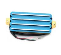 Electric Guitar Pickups Set Hot Rail 2-Dual Blade Electric Guitar 18K High Output Track Type Four Coil Humbucker Pickup Multi Color(Blue)
