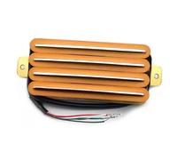 Electric Guitar Pickups Set Hot Rail 2-Dual Blade Electric Guitar 18K High Output Track Type Four Coil Humbucker Pickup Multi Color(Orange)