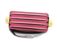 Electric Guitar Pickups Set Hot Rail 2-Dual Blade Electric Guitar 18K High Output Track Type Four Coil Humbucker Pickup Multi Color(Pink)