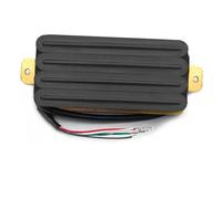 Electric Guitar Pickups Set Hot Rail 2-Dual Blade Electric Guitar 18K High Output Track Type Four Coil Humbucker Pickup Multi Color(Black 1)