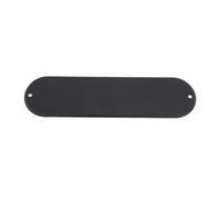 Electric Guitar Plastic Blank Back Plate Standard 32mm Width No Hole Glossy Telecaster Black