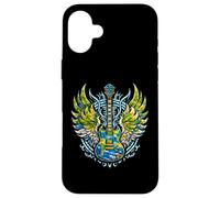 Electric Guitar Player Earth Wings Guitarist Earth Day Case for iPhone 16 Plus