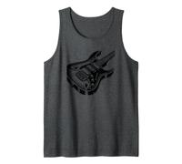 Electric Guitar Player Guitarist Musician Rock Music Lover Tank Top
