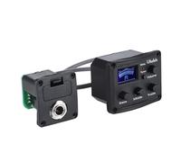 Electric Guitar Preamp Pickup Digital Tuner 3-Band Equalizers Ukulele Piezo Pickup For Ukulele Bass Guitar Accessory Easy Install Guitar Accessory