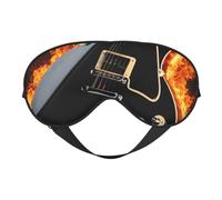 Electric Guitar Print Functionality Outdoor Travel Eye Mask Breathable Camping Meditation Yoga Friendly