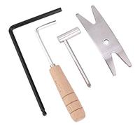 Electric Guitar Repair Tool Metal Truss Bar Wood Handle Wrench Musical Instrument Accessories for Guitarists Luthiers