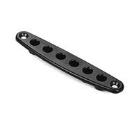 Electric Guitar Replacement Metal Bridge String Through Body Ferrules Bushing Plate for Enhanced Durability