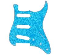 electric Guitar Replacement Pickguard 1pc 3 Ply 11 Holes Guitar Pickguard For ST Perfect Replacement PVC Celluloid Electric Guitar Accessories(Blue)