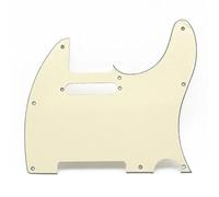 electric Guitar Replacement Pickguard 1pcs Guitar 3 Ply Pickguard 8 Hole 10 Hole With Screw For TL Electric Guitar 12 Coloer Lastic Material(Yellow1)
