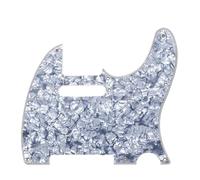 electric Guitar Replacement Pickguard 1pcs TL Style Guitar 3 Ply Pickguard 8/10 Hole With Screw For TL Electric Guitar 12 Coloer(Grey 10Hole)