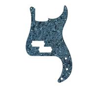 electric Guitar Replacement Pickguard Electric Guitar - For Fd Standard P Bass Guitar Pickguard Scratch Plate Flame Pattern(Black)