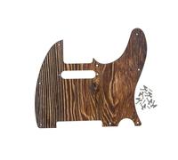 Electric Guitar Replacement Pickguard Wood Color Guitar Pickguard 8 Hole 3Ply PVC