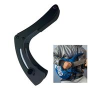 Electric Guitar Rest Guitar Footrest, Adjustable Professional Electric Guitar, Ergonomic Guitar Stand, Guitar Footrest Leg Stand Guitar Lifter Guitarist (Black)