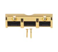 Electric Guitar Roller Nut 43mm 6 String Durable Metal Guitar Roller Nut Replacement for All Styles Electric Guitars for Practicing Performing and Music Recording (Gold)