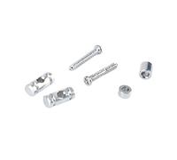 Electric Guitar Roller String Tree Guide Retainer, Metal String Guide for Guitar, Improving Tuning Stability with Portable, Lightweight Design (Silver)