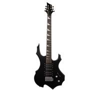 Electric Guitar, Rosewood Electric Guitar 24 Shot Electric Guitar Beginner Electric Guitar Professional Electric Guitar Kit Guitar Bass (Black)