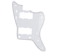 Electric Guitar Scratchplate Applicable To JM Electric Guitar Pickguard Guitar Panel Front Cover(White A)