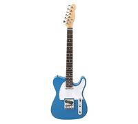 Electric Guitar Set, For ST Series Electric Guitar Set Single Tremolo Guitar with Padded Gig Bag For Adult Beginner Rock Musical Instrument Blue