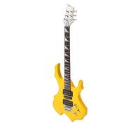 Electric Guitar Set, Yellow Flame Shape, Excellent Sound Quality, Comfortable Play with String Picks for Band