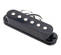 Electric Guitar Single Coil Pickup, Ceramic Neck Position 50 mm Black Replacement Part for S Style Electric Guitar, Defined Signal Response for Recording, Practice, Performance and Setup Use