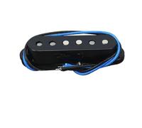 Electric Guitar Single Coil Pickup Set 1PCS Alnico 5 Guitar Single Coil Pickup 52mm Staggered Pole Pieces Electric Guitar Pickup(Middle Black)