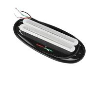 Electric Guitar Single Coil Pickup Set 1PCS Ceramic Dual Rail Pickup 4-Wires ST Guitar Mini Humbucker Pickup White(6-7K)