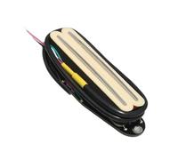 Electric Guitar Single Coil Pickup Set 1Pcs Ceramic Rail Humbucker Hot Dual Rails Guitar Pickup For Electric Guitar Parts(Yellow 13.2K)