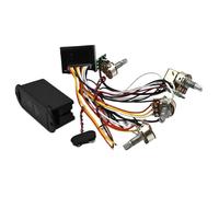 Electric Guitar Single Coil Pickup Set 2 Band Active EQ Equalizers Electric Bass Preamp Circuit Pickup Replacement For Active Bass Pickup Bass Electric Guitar