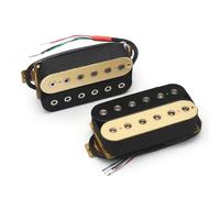 Electric Guitar Single Coil Pickup Set 6 String Electric Guitar Pickups Humbucker Dual In Line Adjustable 12pcs Hex Screw Pickup Guitar Accessories(C)