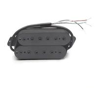 Electric Guitar Single Coil Pickup Set 6 String Humbucker N-7.5k/B-15K Fan Fret Pickup 4 Conductor Cable Output Coil Splitting Guitar Pickup(A)