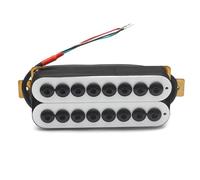 Electric Guitar Single Coil Pickup Set 8 String Dual Coil Electric Guitar Humbucker Big Hex Adjustable Screw Coil Spliting Pickup N10K/B15K Guitar Parts(Neck)