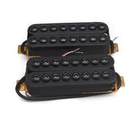 Electric Guitar Single Coil Pickup Set 8 String Electric Guitar Humbucker Dual Coil Big Hex Adjustable Screw Coil Spliting Pickup N10K/B15K Output Guitar Parts(B)