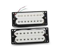 Electric Guitar Single Coil Pickup Set 8 String Electric Guitar Humbucker Dual Coil Electric Guitar Pickup Coil Spliting Pickup N10K/B15K Output Guitar Parts(A)