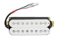 Electric Guitar Single Coil Pickup Set 8-String Electric Guitar Humbucker Dual Coil Splitting Pickup N10K B15K Output Guitar Parts White(F)