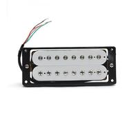 Electric Guitar Single Coil Pickup Set 8-String Electric Guitar Humbucker Dual Coil Splitting Pickup N10K B15K Output Guitar Parts White(A)