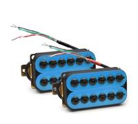 Electric Guitar Single Coil Pickup Set Adjustable Metal Double Coil Electric Guitar Pickups Humbucker Guitar Instrument Accessories(B)